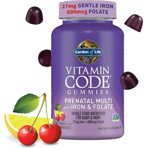Vitamin Code Prenatal Multi with Iron & Folate Gummies Garden of Life