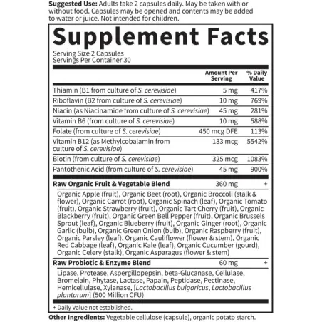 Vitamin Code Raw B-Complex - Garden of Life