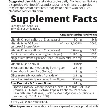 Vitamin Code RAW Calcium - 120 vcaps de Garden of Life pas cher