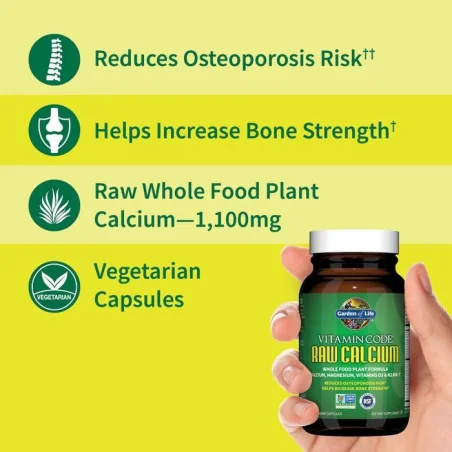 Vitamin Code RAW Calcium - 120 vcaps - Garden of Life