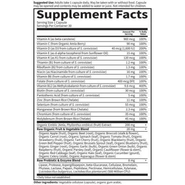 Vitamin Code Raw One for Men - 30 vcaps de Garden of Life