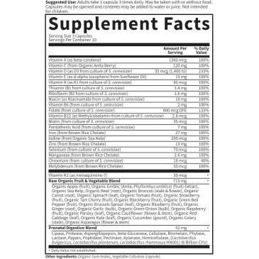 Vitamin Code Raw Prenatal 90 vcaps de Garden of Life