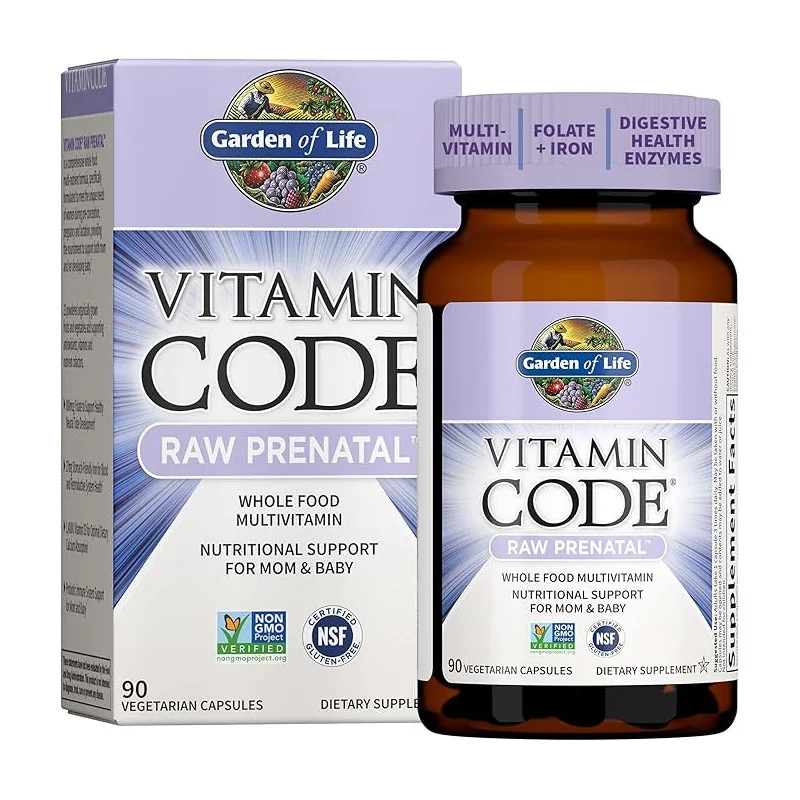 Vitamin Code Raw Prenatal - 90 vcaps - Garden of Life