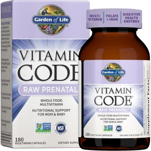 Vitamin Code Raw Prenatal 180 vcaps de Garden of Life