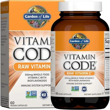 Vitamin Code Raw Vitamin C - 60 vegan caps de Garden of Life
