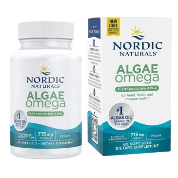 Algae Omega - 715mg Omega 3 - 60 softgels de Nordic Naturals pas cher