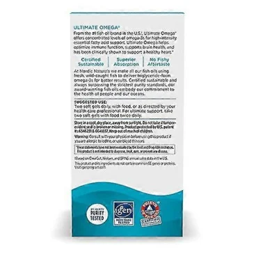 Algae Omega - 715mg Omega 3 - 120 softgels de Nordic Naturals pas cher