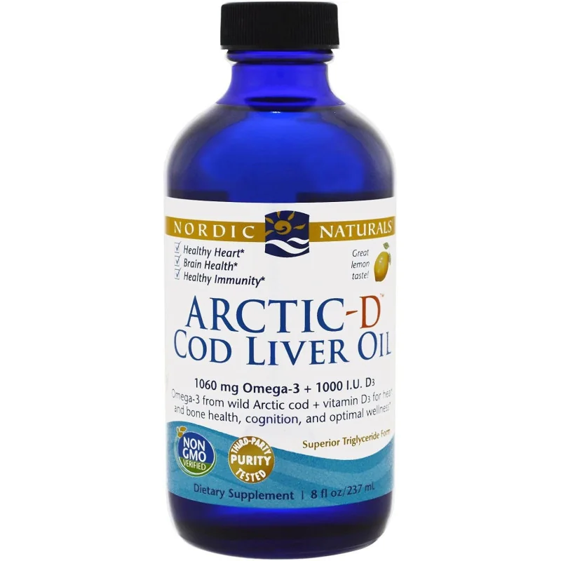 Arctic-D Cod Liver Oil, Lemon - 237 ml - Nordic Naturals