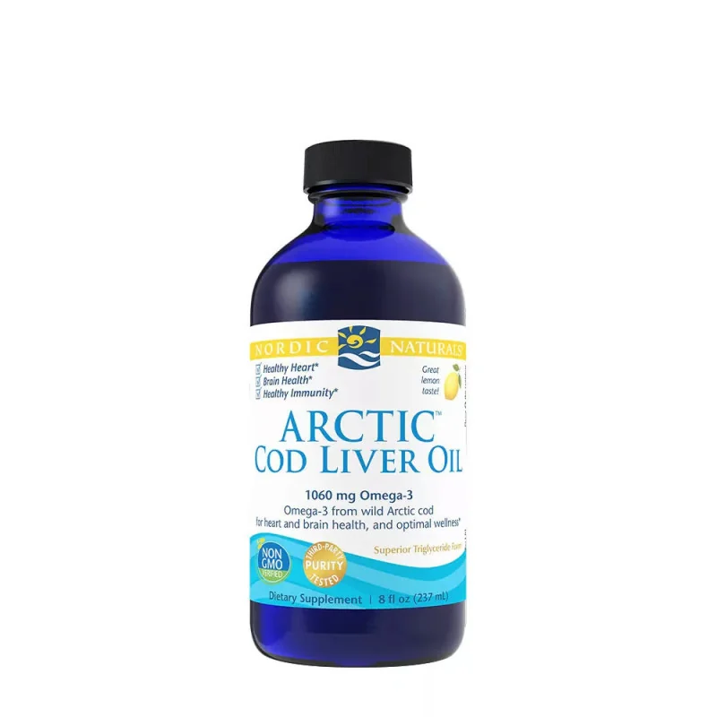 Arctic Cod Liver Oil - 1060mg Lemon - 237 ml - Nordic Naturals