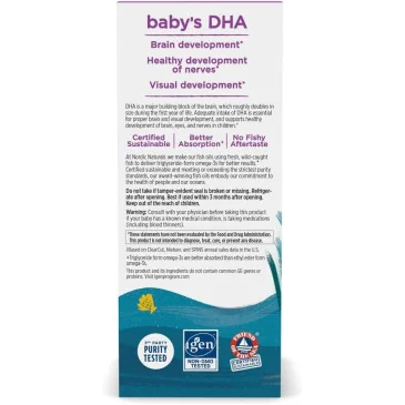 Baby's DHA, 1050mg with Vitamin D3 - 60 ml de Nordic Naturals pas cher