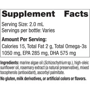 Baby's DHA Vegetarian, 835mg - 30 ml - Nordic Naturals