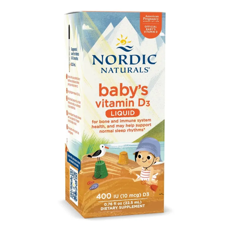 Baby's Vitamin D3, 400 IU - 22.5 ml - Nordic Naturals