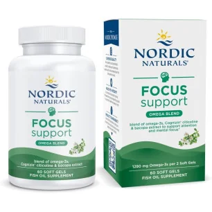 Focus Support - 60 softgels de Nordic Naturals pas cher