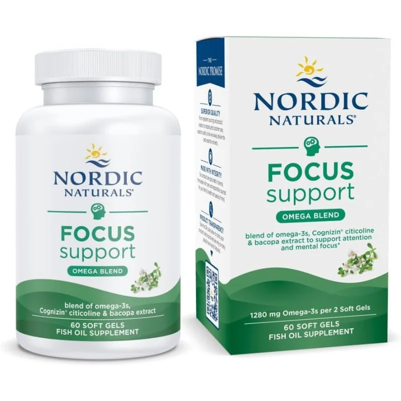 Focus Support - 60 softgels - Nordic Naturals
