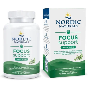 Focus Support - 60 softgels de Nordic Naturals pas cher