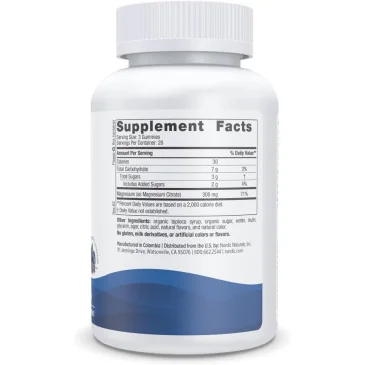 Magnesium Gummies, Blueberry Lavender - 60 gummies Nordic Naturals