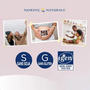 Prenatal DHA - 830mg Omega-3 + 400 IU D3 Strawberry - 180 softgels - Nordic Naturals