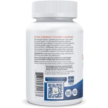 Vitamin C Extra Strength Gummies, Tangerine - Nordic Naturals