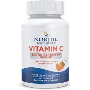 Vitamin C Extra Strength Gummies, Tangerine - Nordic Naturals