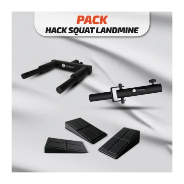 Pack hack squat landmine de Sveltus pas cher