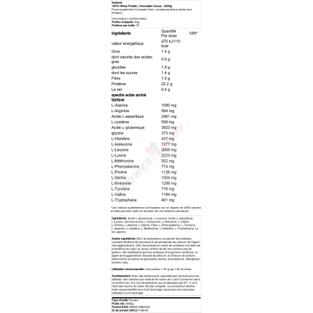 100% Whey Protein - 400 grams - Nutrend