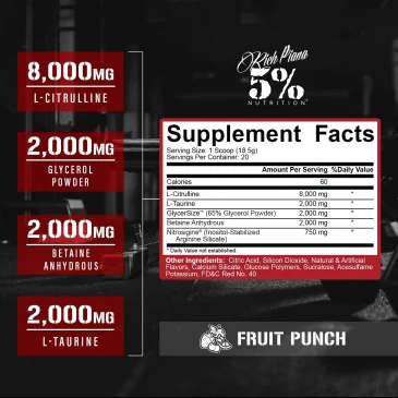 Full AF - 370 grams de 5% Nutrition pas cher - Nutriwellness