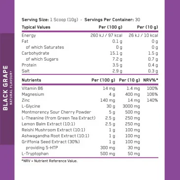 Agewell 40+ Sleep - 300 grams d'Applied Nutrition pas cher - Nutriwellness