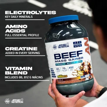 Beef Mass Gainer - 3130 grams d'Applied Nutrition pas cher - Nutriwellness