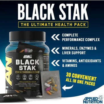 Black Stak - 30 packs d'Applied Nutrition pas cher - Nutriwellness