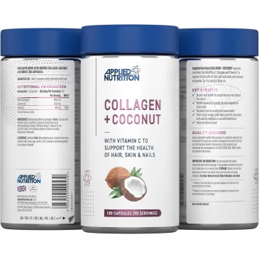 Collagen + Coconut - 180 caps d'Applied Nutrition pas cher