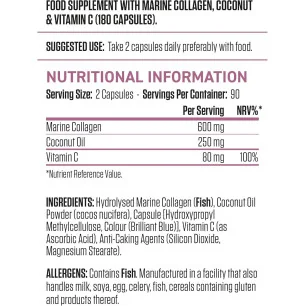 Collagen + Coconut - 180 caps - Applied Nutrition