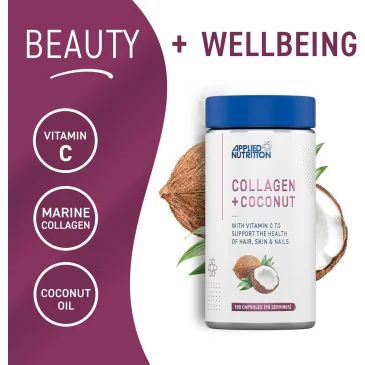 Collagen + Coconut - 180 caps d'Applied Nutrition pas cher