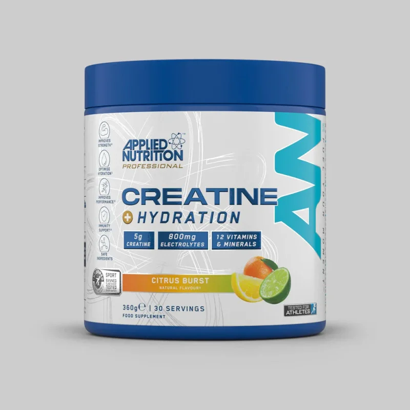 Creatine + Hydration - 330 - 360 grams - Applied Nutrition Creatine + Hydration - 330 - 360 grams - Applied Nutrition