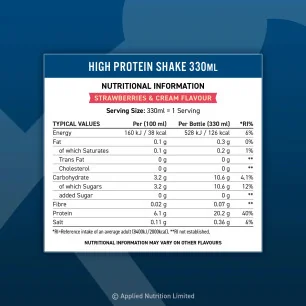 High Protein Shake - Applied Nutrition