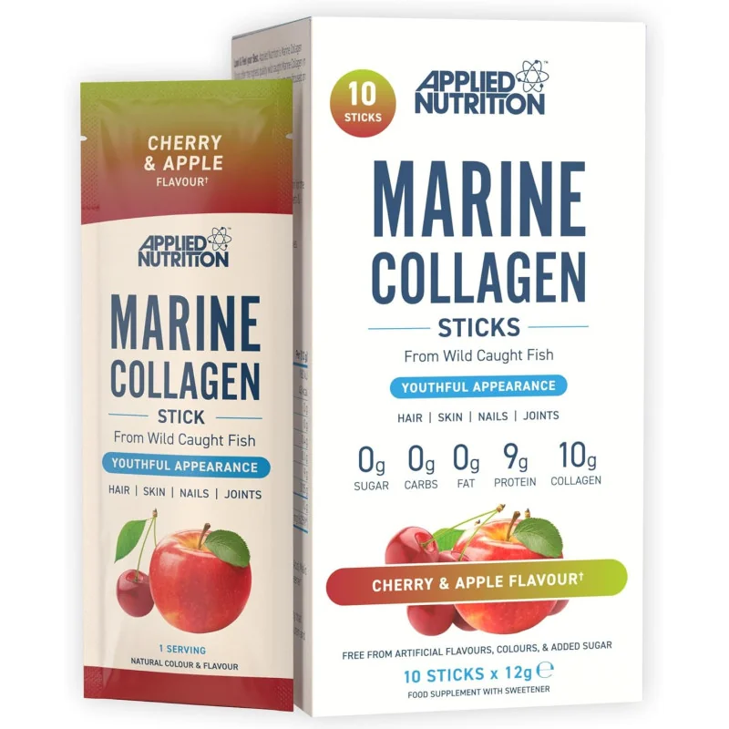 Marine Collagen Sticks - 10 x 12g d'Applied Nutrition