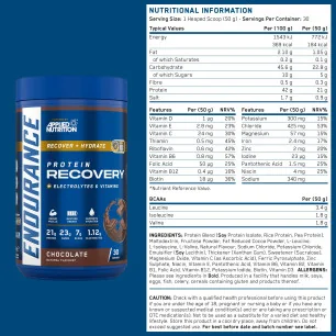 Recovery Carb & Electrolyte Powder - Applied Nutrition