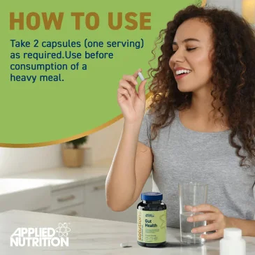 Solutions Gut Health - 60 caps d'Applied Nutrition