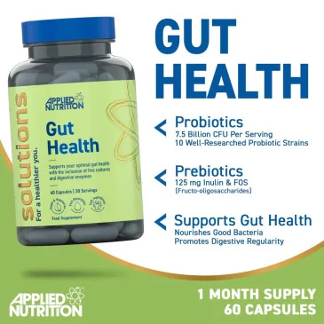 Solutions Gut Health - 60 caps d'Applied Nutrition