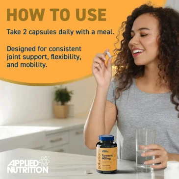 Solutions Turmeric, 800mg - 60 caps d'Applied Nutrition pas cher