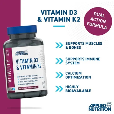 Vitamin D3 & Vitamin K2 d'Applied Nutrition pas cher