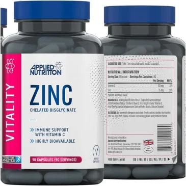 Zinc d'Applied Nutrition pas cher - Nutriwellness