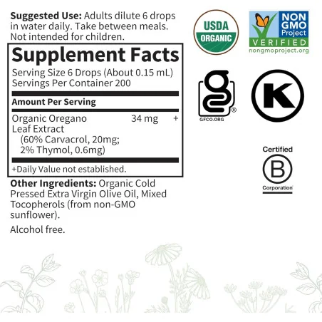 Oil of Oregano - 30 ml - Garden of Life