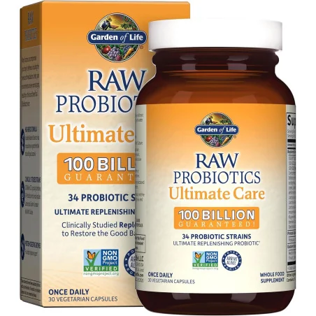 Raw Probiotics Ultimate Care - 30 vcaps de Garden of Life