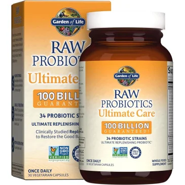 Raw Probiotics Ultimate Care - 30 vcaps de Garden of Life