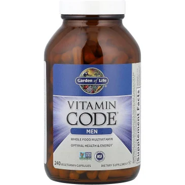 Vitamin Code Men - 240 vcaps de Garden of Life pas cher