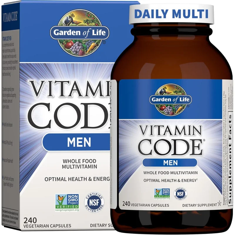 Vitamin Code Men - 240 vcaps - Garden of Life