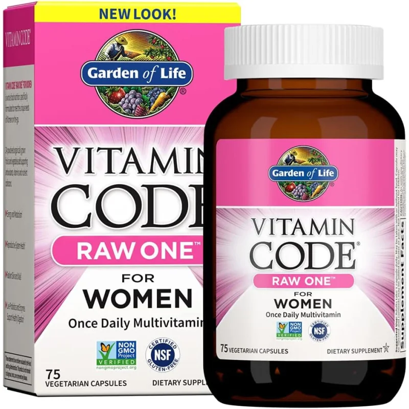Vitamin Code RAW ONE for Women - 75 vcaps - Garden of Life