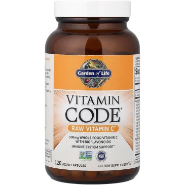 Vitamin Code Raw Vitamin C - 120 vegan caps de Garden of Life