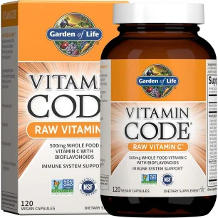 Vitamin Code Raw Vitamin C - 120 vegan caps de Garden of Life