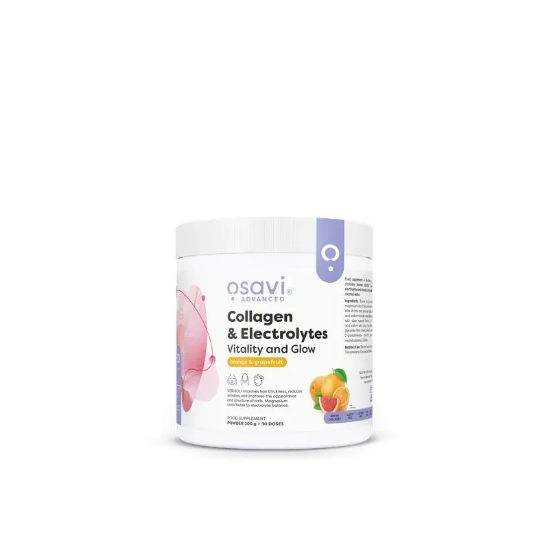 Collagen Electrolytes Vitality and Glow - 300 grams d'Osavi
